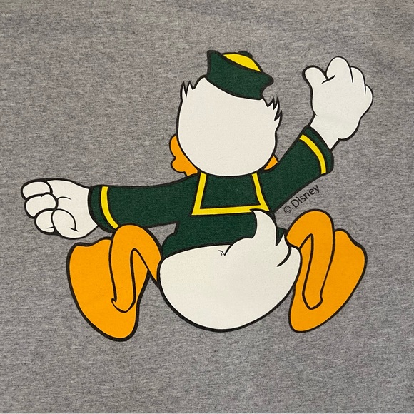 Vintage University of Oregon Men’s Donald Duck Logo T-Shirt Size Large - Picture 8 of 8